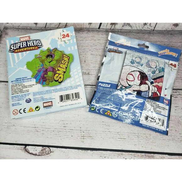 2 Marvel Super Hero Adventures 48-Piece On-the-Go Puzzles – Fun Kids Activities - Picture 6 of 6